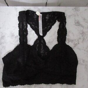Intimately Free People Bra S Small Black Lace Bralette Wire Free